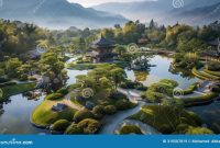 Japanese Garden Aesthetic | Chinese landscape painting, Japanese art, Japan painting